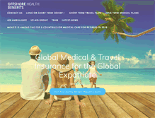 Tablet Screenshot of offshorehealthbenefits.com